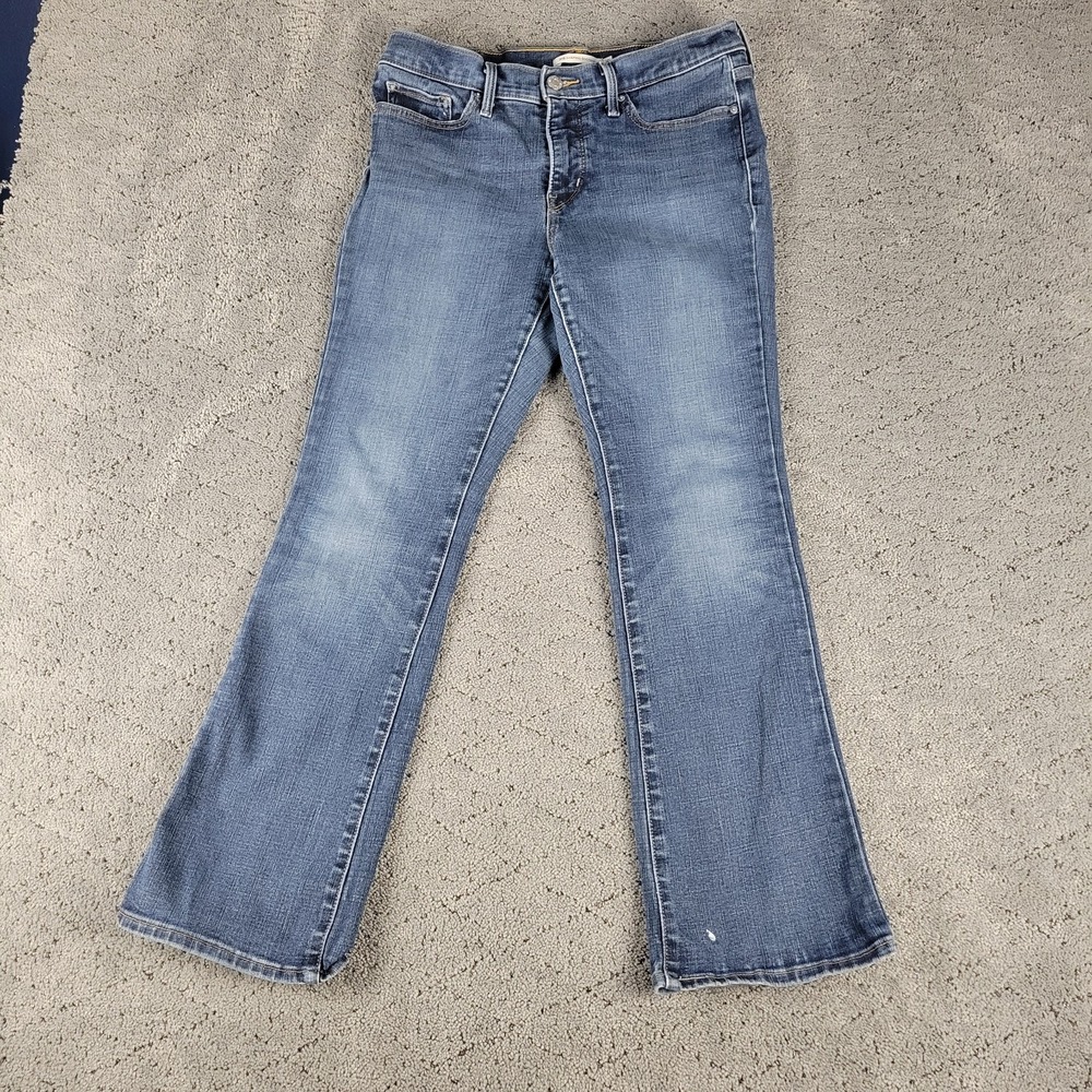 Levis Jeans Womens 29 Blue 315 Shaping Bootcut Mid Rise Medium Wash Stretch